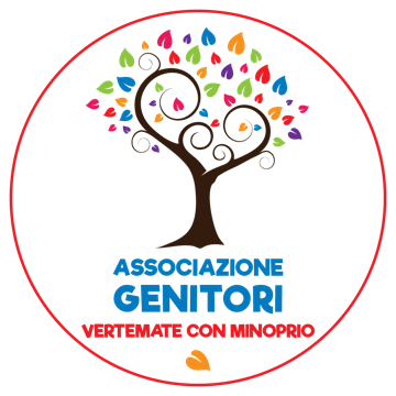 Logo dell'Associazione Genitori Vertemate con Minoprio: un albero con foglie colorate